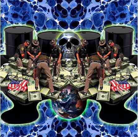 Protect and Serve photocollage by Human Distortion copyright 2016